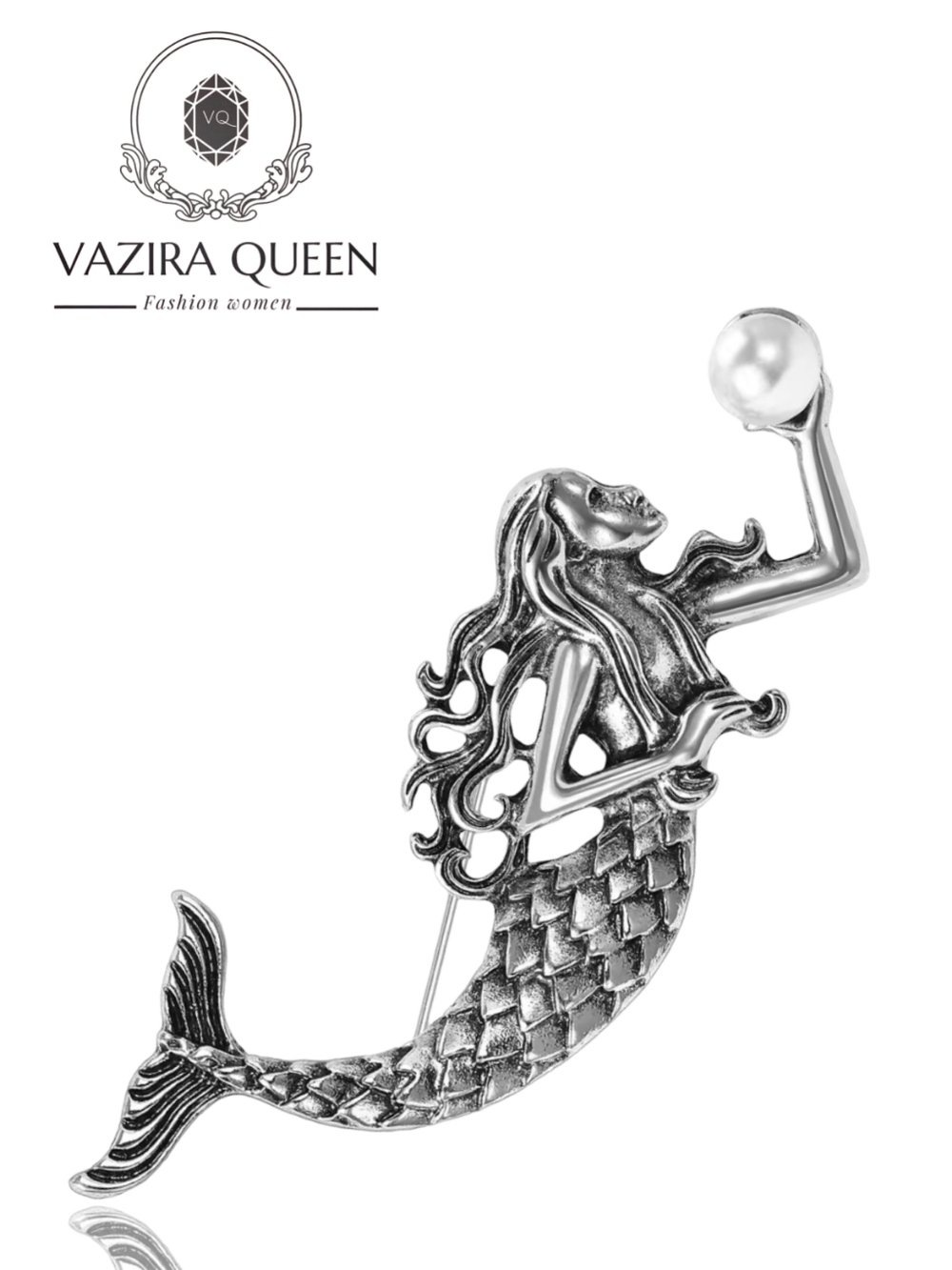 VQ Mermaid Brooch